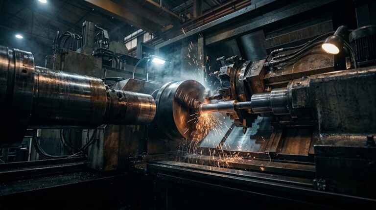Fason CNC üretim sürecinde hassas torna işleme ve döküm metal parça imalatı
