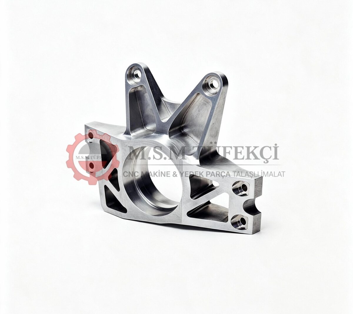 Alüminyum aks taşıyıcı poyra braketi CNC işleme