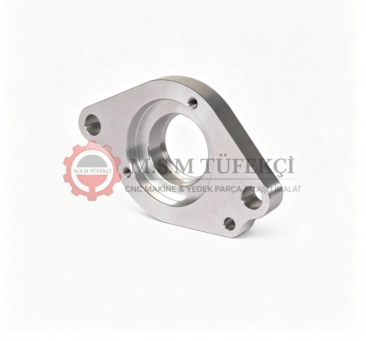 Oval rulman yatağı keçe kapak plakası CNC işleme